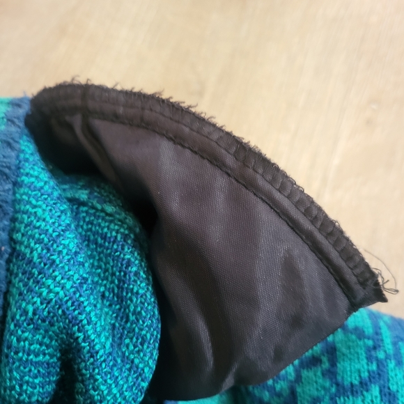 Y2K Vivanti Teal Patterned Sweater Size 6 - Picture 7 of 7